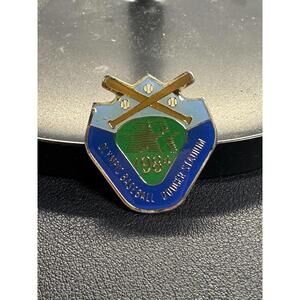 Olympic Baseball Dodger Stadium 1984 Vintage Lapel Pin